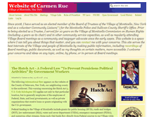 Tablet Screenshot of carmenrue.com